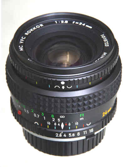 MINOLTA 24mm LENSES