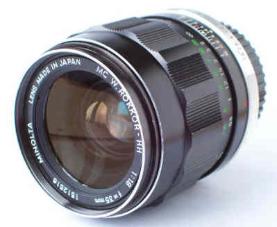 MINOLTA 35mm f1.8 LENSES