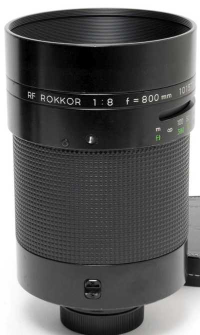 お洒落 ☆希少・超美品☆ MINOLTA RF 800mm f8 ☆ 完動品！ - カメラ