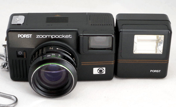 Camera Pocket on Porst 110 Cameras